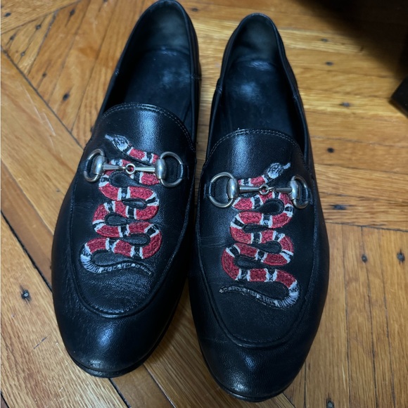 Gucci black leather loafers - Picture 1 of 3